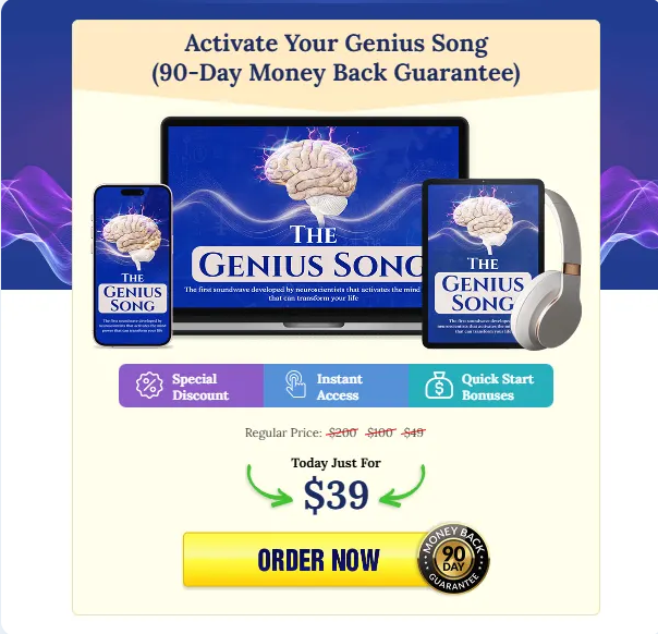 The Genius Song Official Brain Activation Audio Offer